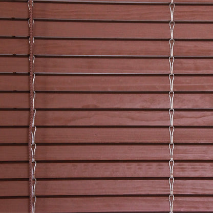 Fa pergola árnyékoló roló - tejcsokoládé színű
