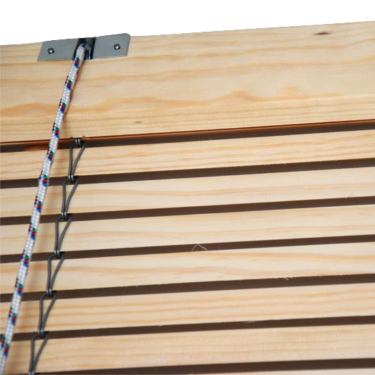 Fa pergola árnyékoló roló - natúr