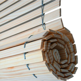 Fa pergola árnyékoló roló - natúr