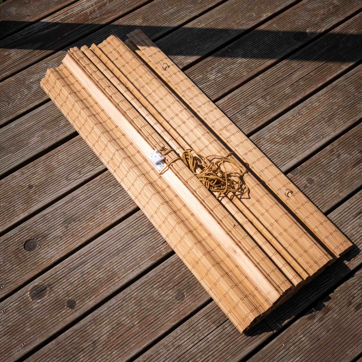 Bambusz pergola árnyékoló - világosbarna