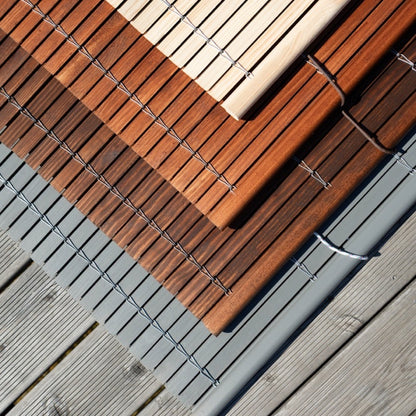 Fa pergola árnyékoló roló - cseresznyefa