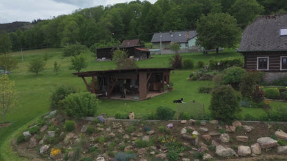 Fa pergola árnyékoló roló - barna